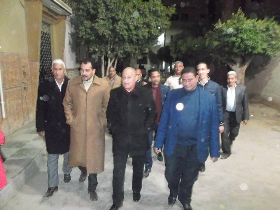 رئيس مدينة سمالوط بالمنيا يتابع تامين الكنائس