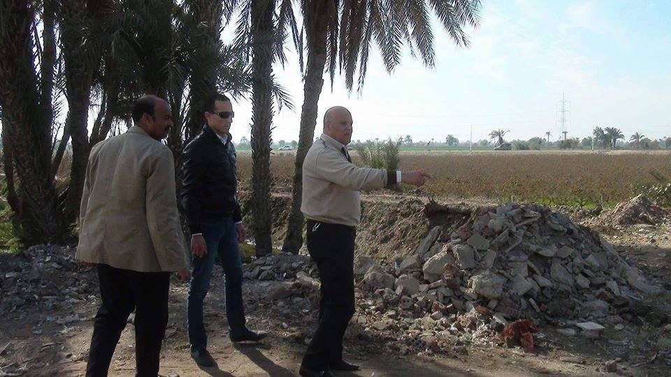 إزالة 64 حالة تعدى على الأرض الزراعية بسمالوط بالمنيا