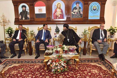 محافظ أسيوط :يهنئ الاقباط بافتتاح كاتدرائية ميلاد المسيح بالعاصمة الإدارية الجديدة