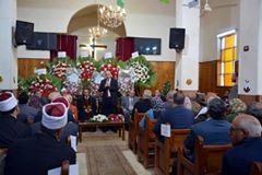 عشماوي يقدم التهنئة للأخوة الاقباط بمطرانيه بنها وشبين القناطر وشبرا الخيمة