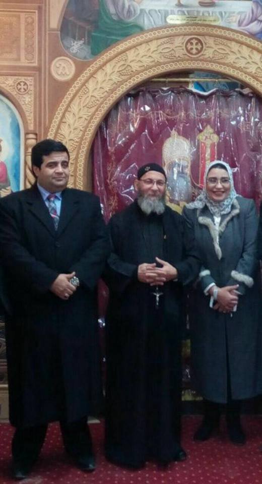 زيارة قيادات جمعية من أجل مصر دير كرمة الرسل لتقديم التهنئة بعيد الميلاد