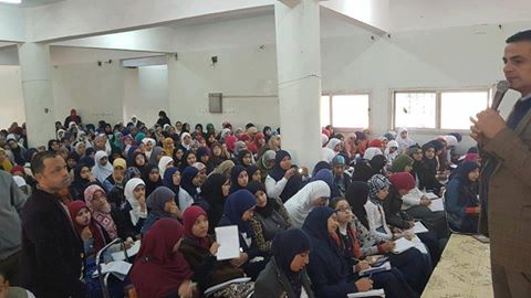6100 طالب وطالبة فى فعاليات اليوم الاول من قوافل وزارة الشباب والرياضة التعليمية المجانية بادارة البدارى وصدفا بمحافظة اسيوط