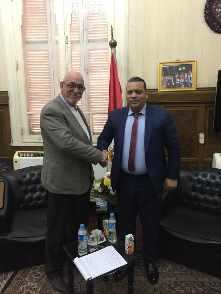 سفير كوبا يزور تيار الاستقلال و يعلن دعمة للرئيس السيسي