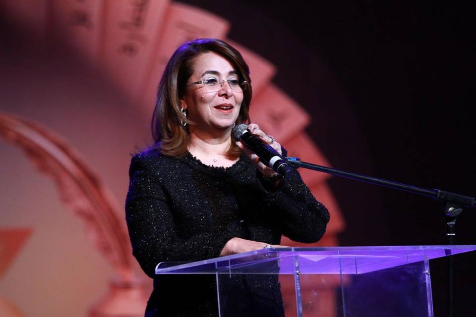 غادة والي في احتفالية جائزة ساويرس الثقافية: مصر عادت شمسك الذهبُ