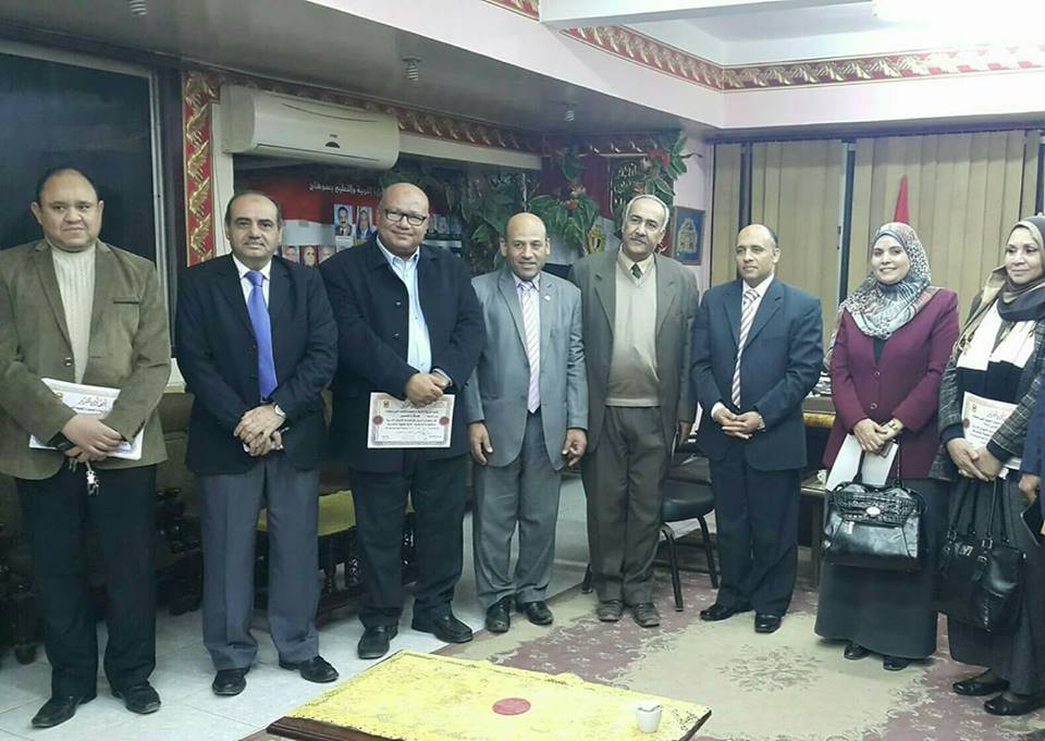 زيارة مدير عام التعليم الصناعى للمدارس الصناعية بسوهاج
