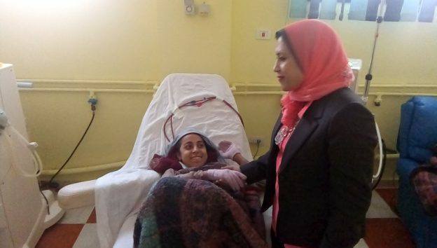 تشغيل وحدة جديدة للغسيل الكلوي للأطفال تضم 4 ماكينات غسيل، بمستشفى حميات ببنى سويف
