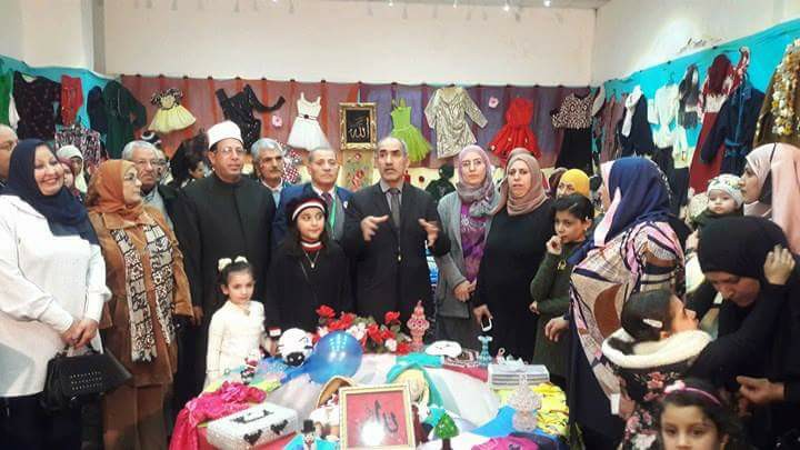 بالصور | افتتاح معرض منتجات نادي المرأة بدمياط