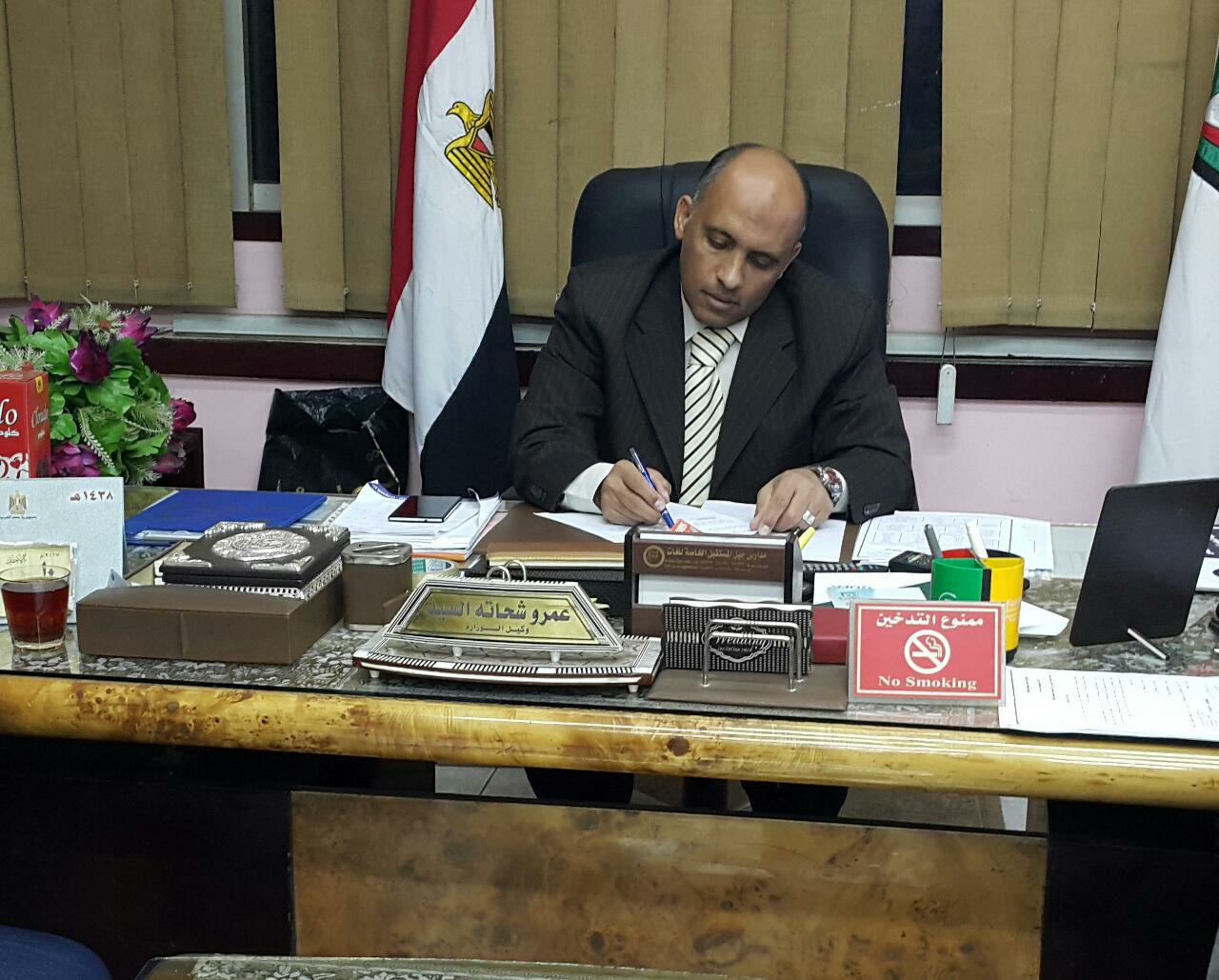 شحاته يهنئ محافظ سوهاج بنتيجة استطلاع حول رضا المواطنين