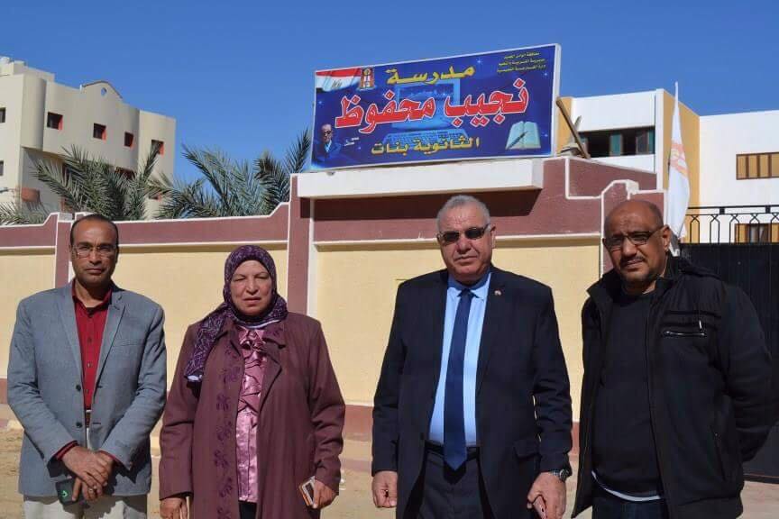 جولة تفقدية للبنواني للاطمئنان على سير أعمال الكنترولات بالوادي الجديد