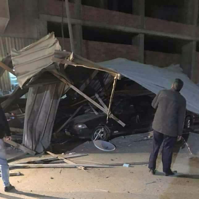 بالصور .. رصد حوادث الطقس السيئ فى دمياط