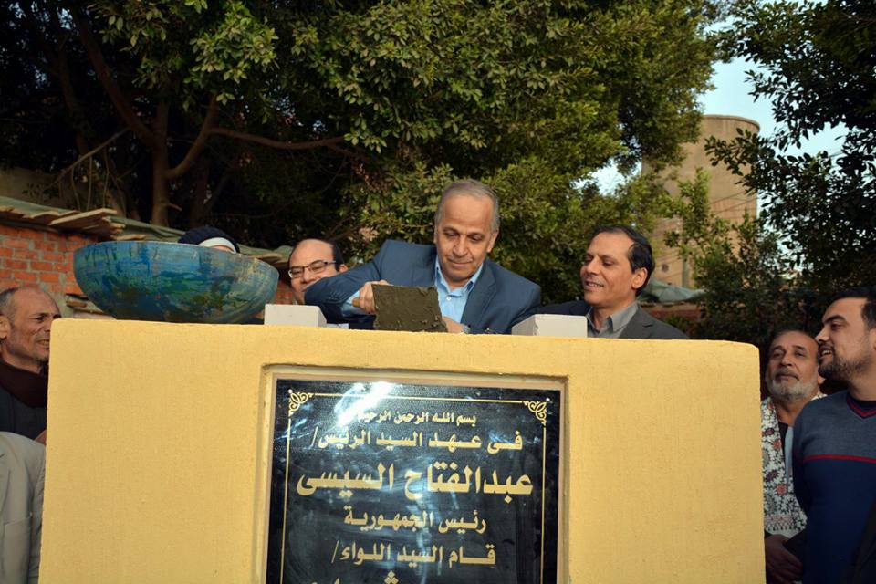 محافظ القليوبية يضع حجر اساس لبناء ٥ مدارس جديدة