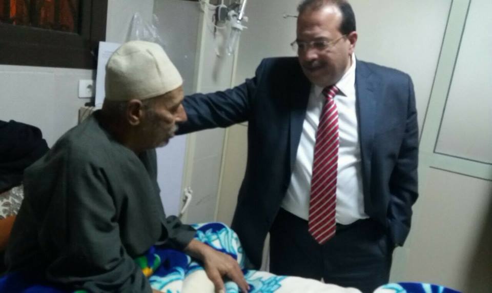 رئيس جامعة طنطا يتفقد المستشفيات الجامعية ليلاً