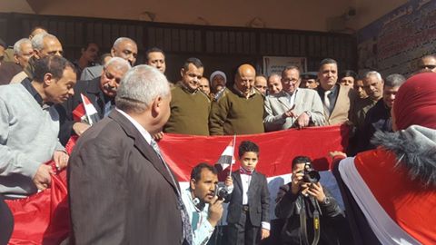 الادارة التعليمية بملوى تحتفل بعيد الشرطة بالمنيا