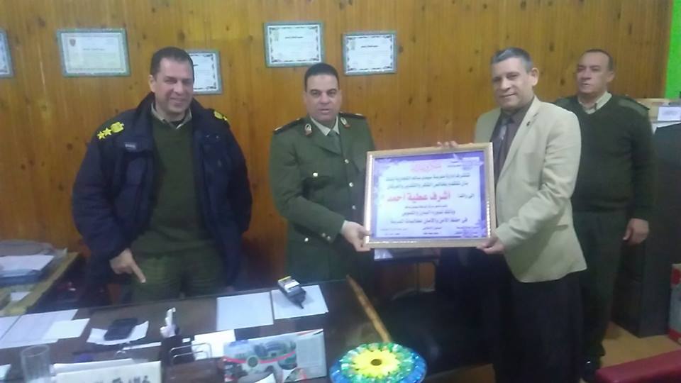 مدير تعليم سيدى سالم يكرم رجال شرطة كفر الشيخ بمناسبة عيد الشرطة