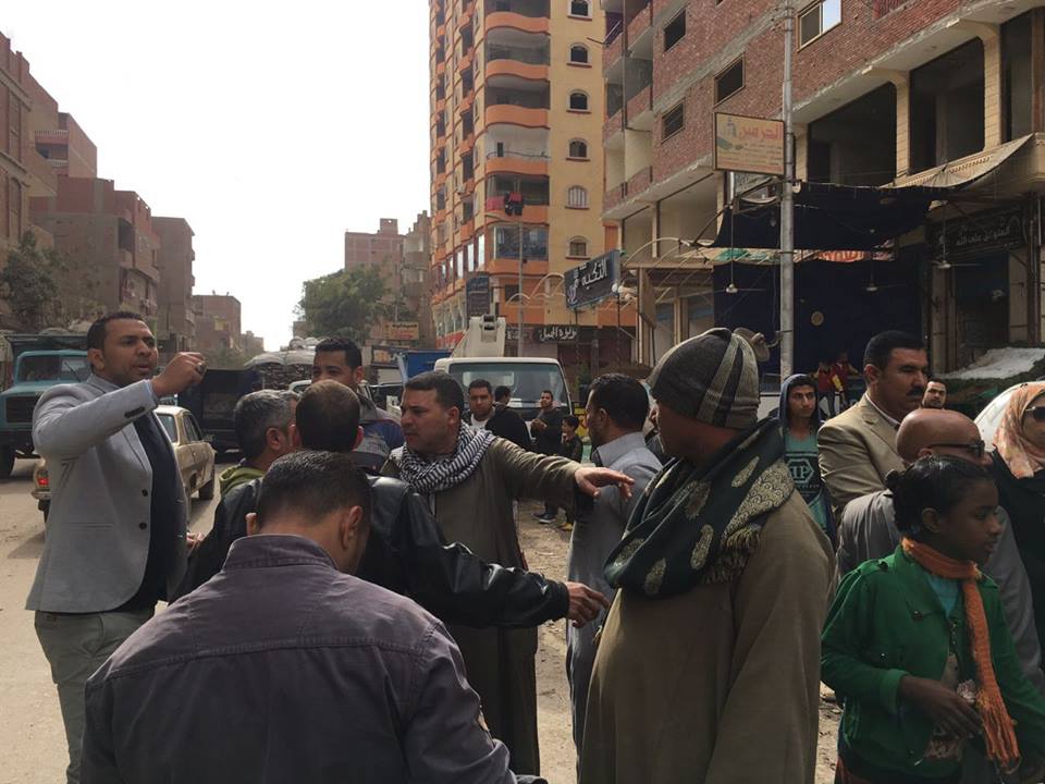 حملة إشغالات كبرى بطريق الخانكة / الجبل الأصفر