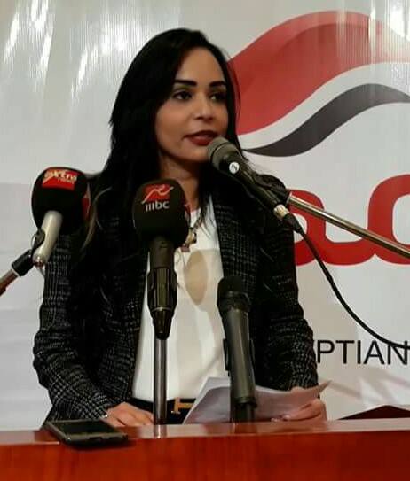 نائبة بورسعيد تعلن دعمها للرئيس ”السيسى” فى حفل تدشين ائتلاف دعم مصر