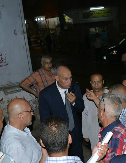 عبد السميع يصدر تعليماته بمتابعه شفط مياه الامطار من شوارع المدينه