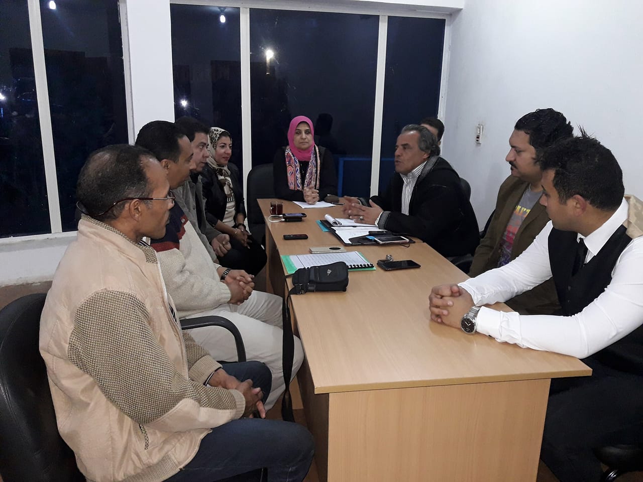 اجتماع النخبة الثقافية بمكتبة الطفل والشباب بشرم الشيخ