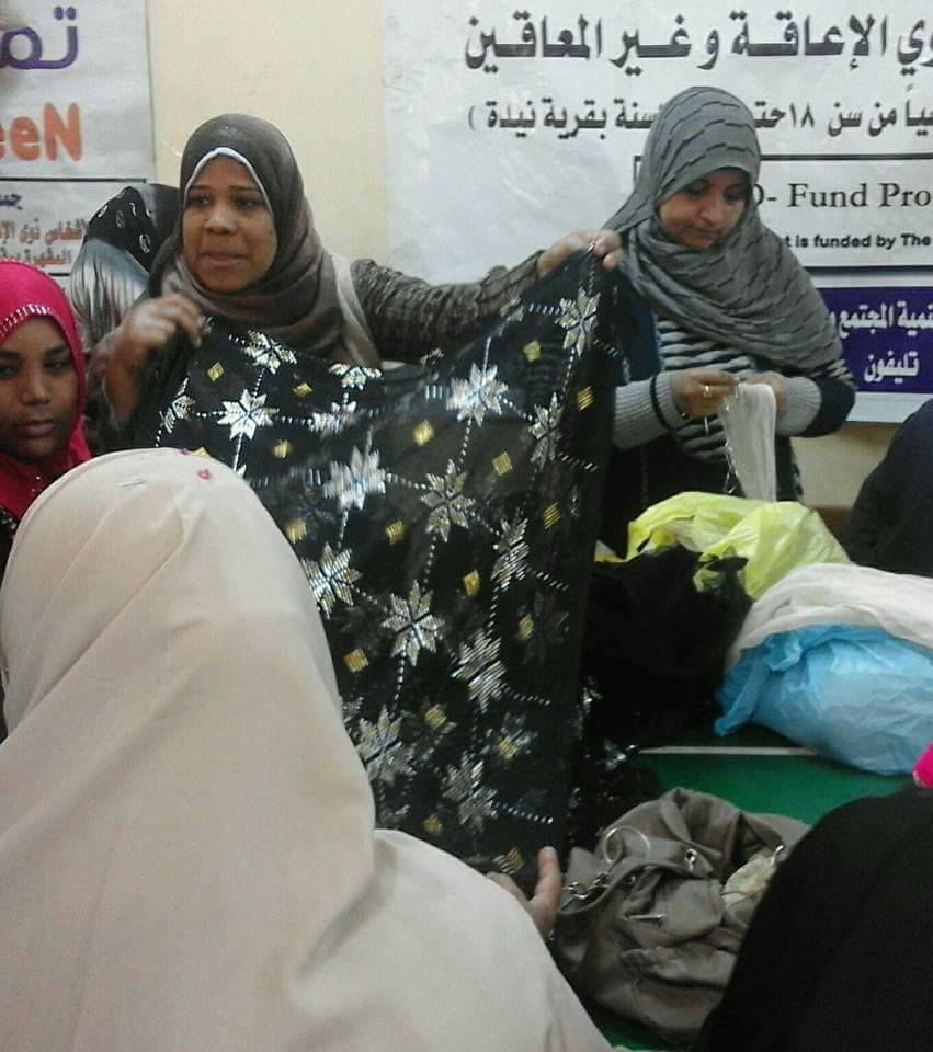 ختام فعاليات ورشة التطريز بالتلى بقرية نيدة لثقافة سوهاج