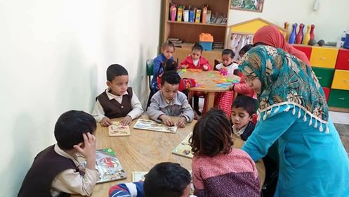 زيارة روضة شوقي محمد زيدان لقصر ثقافة ديروط