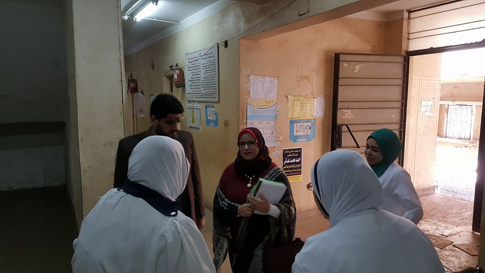 اليوم الثالث علي التوالي للحملة القومية للتطعيم ضد مرض شلل الأطفال ببسيون بالغربية