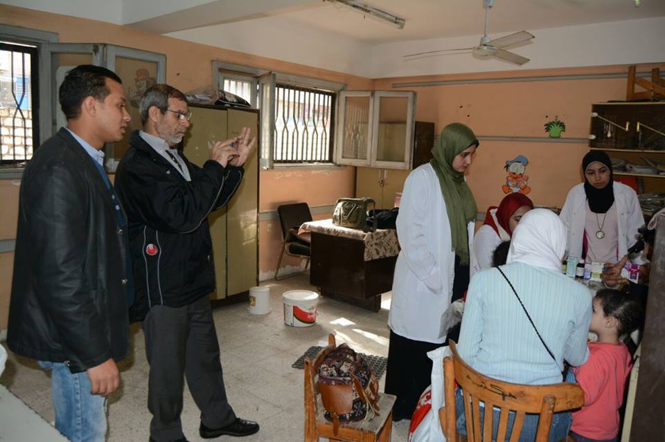 انطلاق القافلة الطبية بمنطقة الدراسية بالعجمي بالإسكندرية