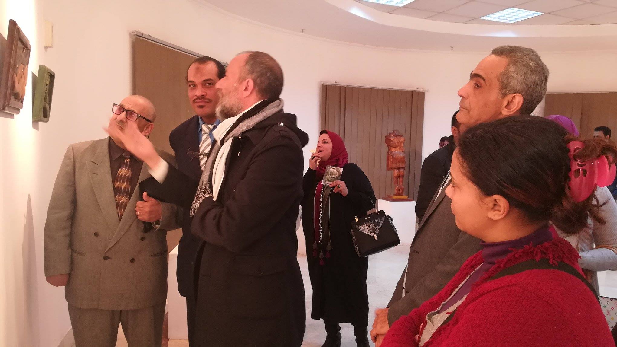 افتتاح معرض ”للمنحوتات الخشبية” بثقافة القناطر الخيرية