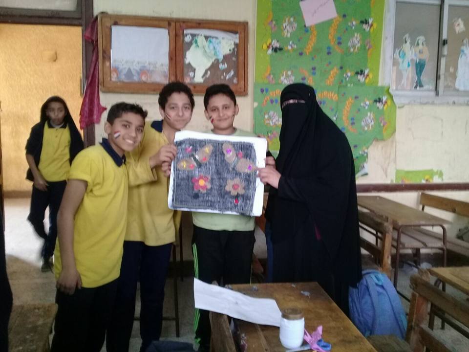 قصر شهداء ٢٥يناير يقيم أنشطة متنوعة بمدرسة جيل الحريه لللغات