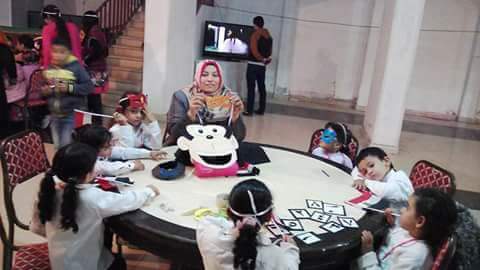 ورشة فنية ومسابقة ثقافية بمكتبة كفر صقر