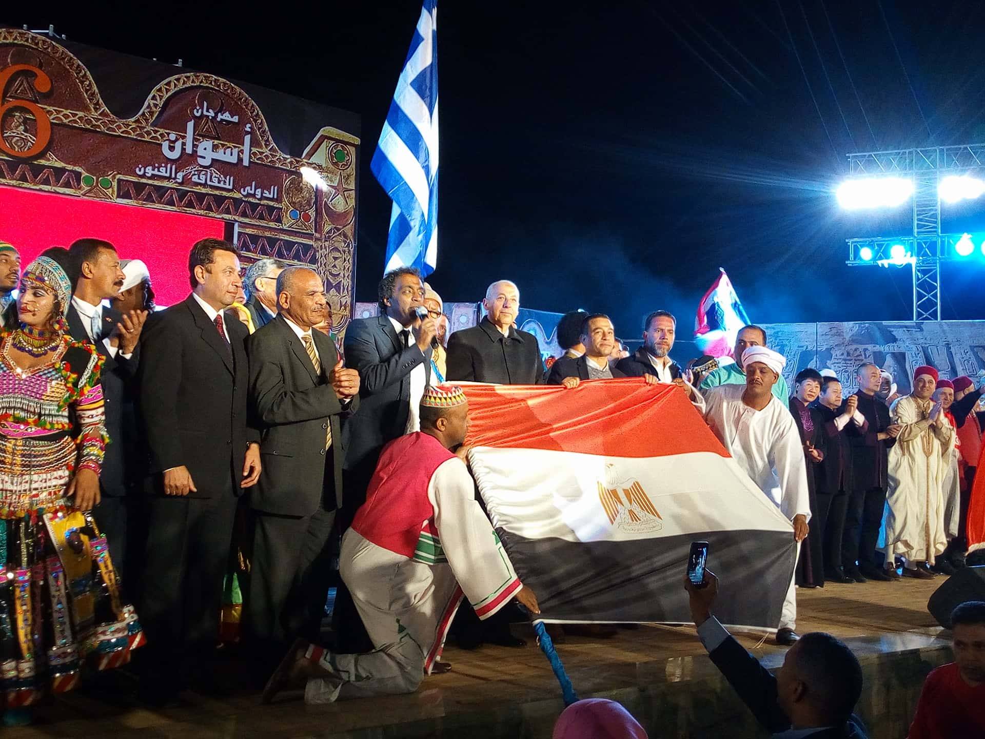 افتتاح مهرجان أسوان الدولى السادس للثقافة والفنون