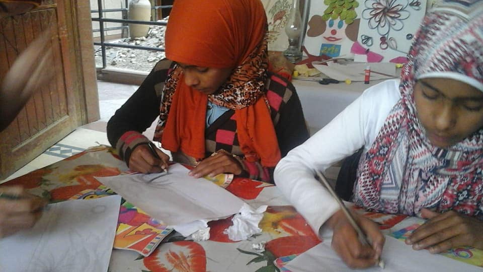 ورش فنون تشكيلية ودراما المسرح بثقافة ابوقرقاص المنيا