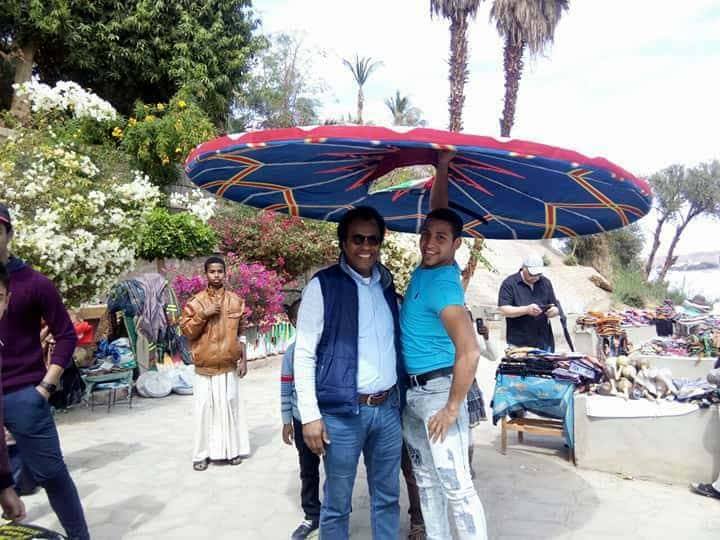 السيرا والاراجيد عروض فنية بثانى ايام زيارات مهرجان أسوان الدولى