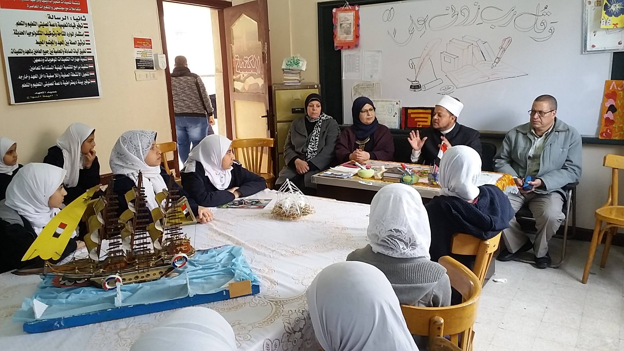 بالصور ..” القيم الإسلامية ومكارم الأخلاق” ندوة ولقاء حوارى لمنظمة خريجى الأزهر ببورسعيد