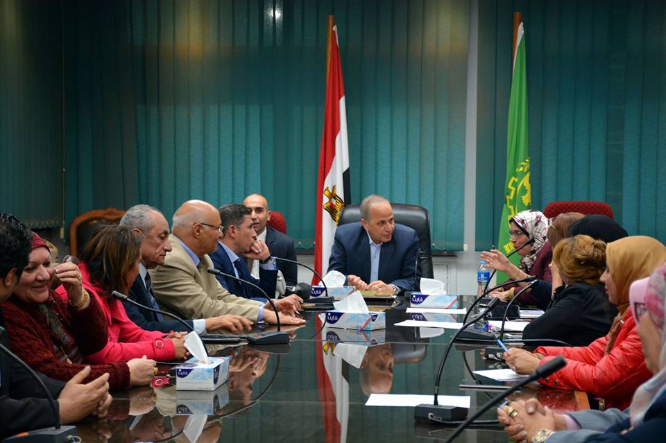 محافظ القليوبية يجتمع بالمجلس القومى للمرأة لمناقشة الاستعداد للانتخابات الرئاسية