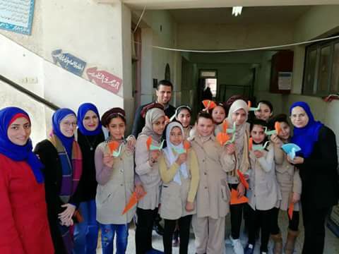 مركز الإبداع ينظم قوافل « الثقافة للجميع » بإدارة أبو حمص التعليمية