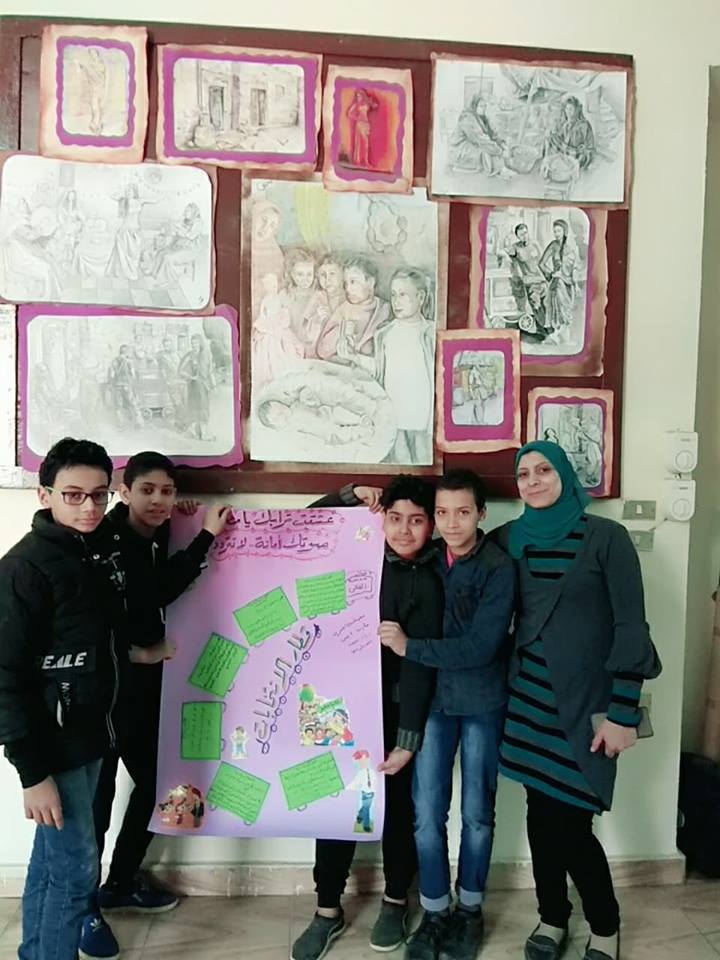 قصر  طفل جاردن سيتى ينفذ انشطة فنية بمدارس إدارة عابدين التعليمية