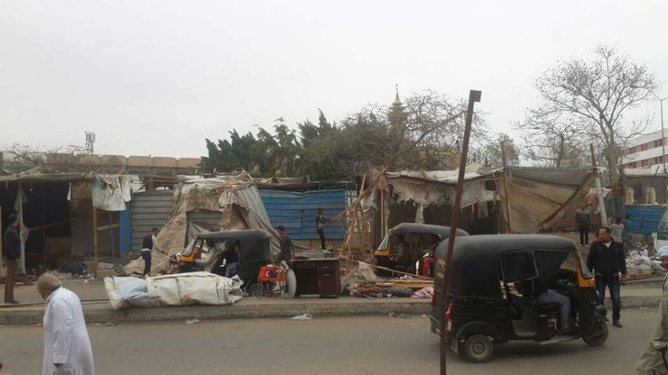 المخالفون يزيلون أكبر سويقة عشوائية فى 6 أكتوبر قبل دخول حملة الإزالة