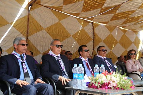 الهجان ورئيس جامعة جنوب الوادى يفتتحان فعاليات معسكر العمل الدولى العاشر لجوالى وجوالات الجامعات العربية 2018