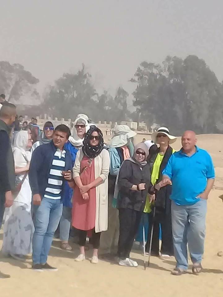 المنطقة الاثرية بتونا الجبل بالمنيا تستقبل وفود سياحية متعددة الجنسيات
