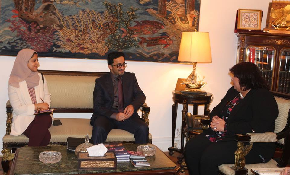 وزير الثقافة تلتقي أمين عام مؤسسة بن سلمان الخيرية