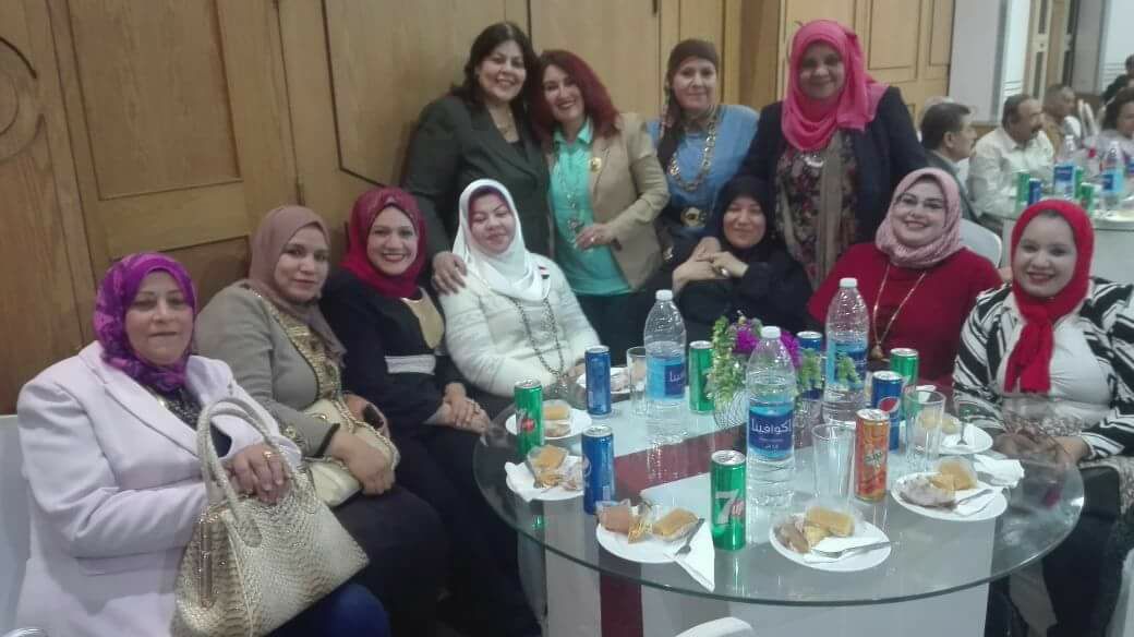 بالصور نجاح التلاوى تشارك فى مؤتمر المشاركة فى اختيار رئيس مصر واجب وطنى بالمنيا