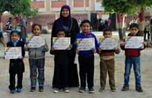 تكريم الطلاب المتفوقين بمدرسة كفر المنصورة الإبتدائية الجديدة بالمنيا