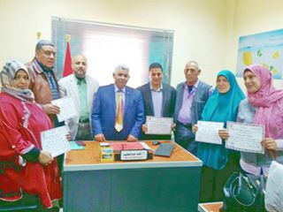بالصور.. تكريم مديري المدارس المتميزة في بيلا بكفر الشيخ