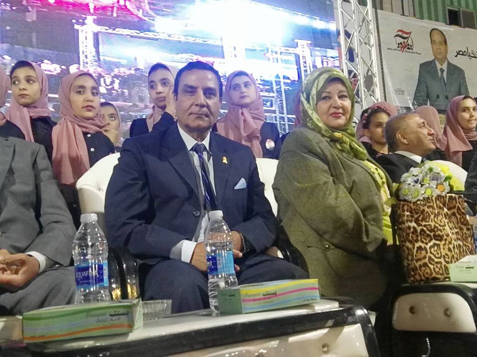 ”عفاف شعيب” تشهد مؤتمر دعم ”السيسى” بالمنصورة
