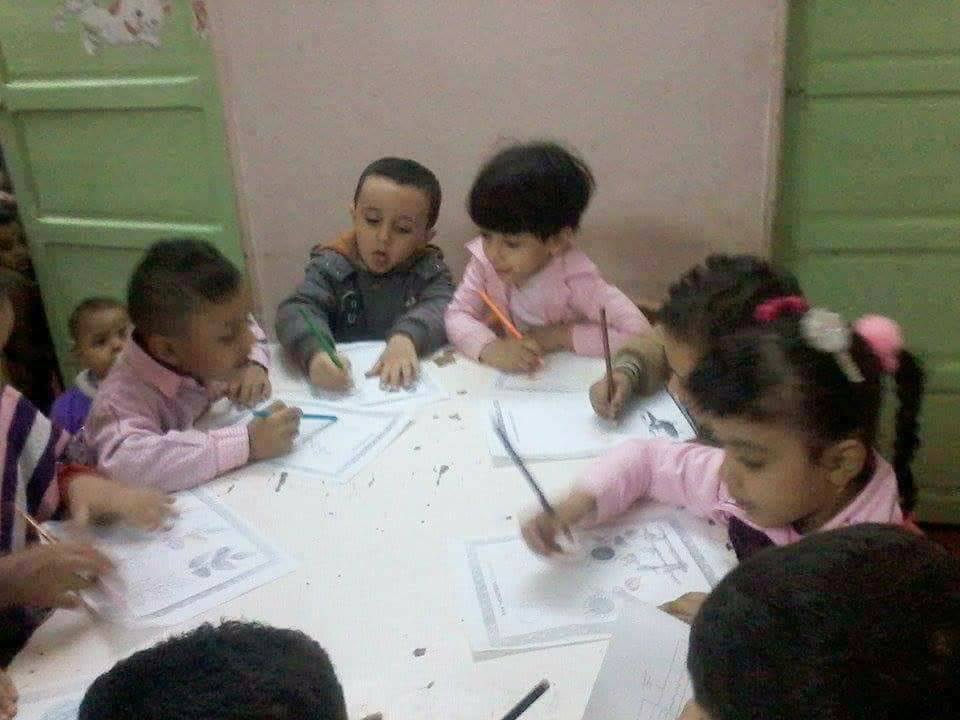 ورشة اشغال فنية لبراعم حضانة البتول ببيت جاهين ثقافة المنيا
