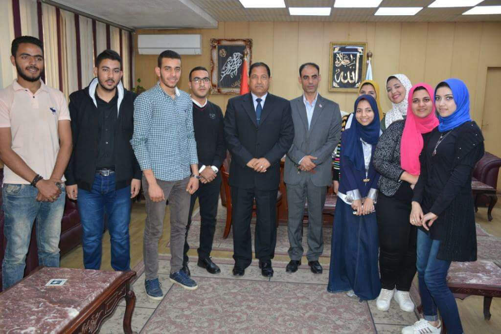طلاب جامعة طنطا في ضيافة محافظ الغربية