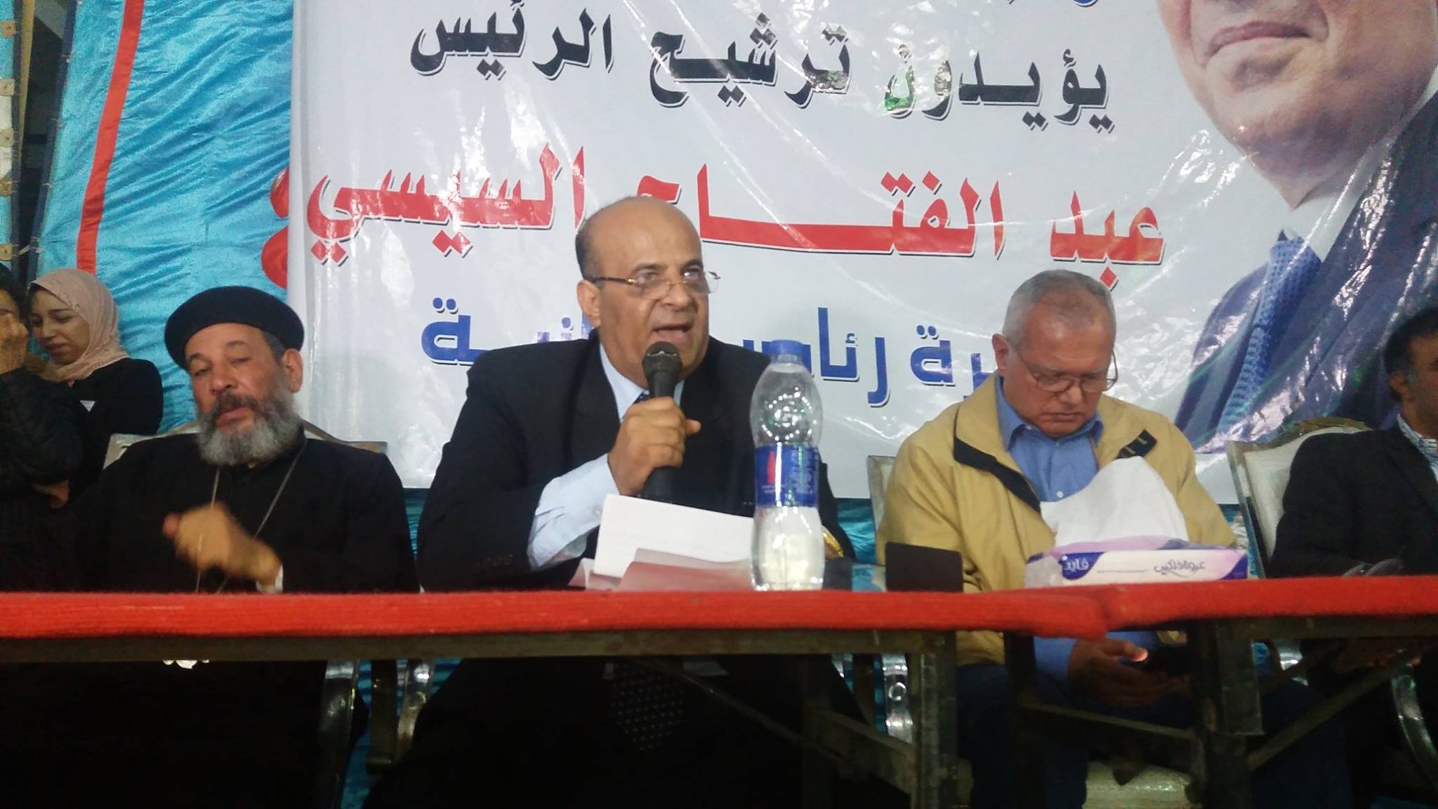 بالصور قبيلة الجهمة بالمنيا تنظم مؤتمر حاشد لتأييد ”السيسي”