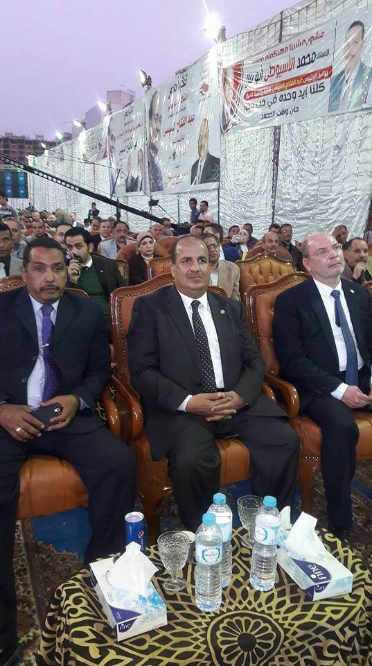 بالصور .. فعاليات مؤتمر جماهيري لتأييد الرئيس السيسى برعاية نواب الطالبية