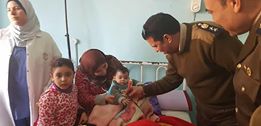 مركز شرطة بسيون يهنئ الأمهات فى عيدهم
