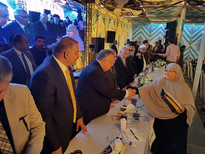 نقيب الإشراف ونواب المنيا يشهدون مؤتمر دعم وتأييد الرئيس عبد الفتاح السيسى
